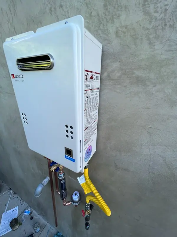 Tankless water heater installation for Erskine Lakes homes